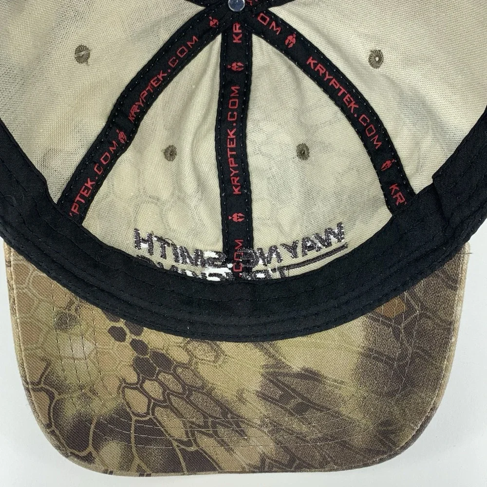 Wayne Smith Trucking Hat Kryptek Camo Strapback Outdoor Cap Baseball Cap w/ Tag